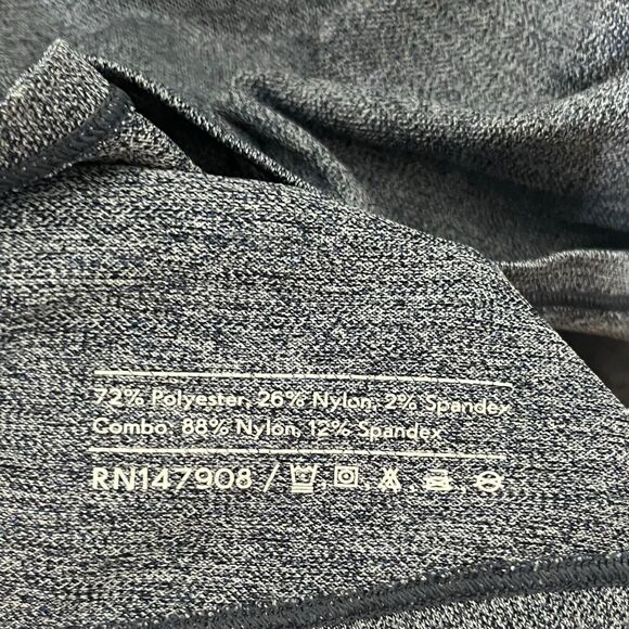 Outdoor Voices Players Polo Shirt Blue Mesh Activewear Women’s Size Large - Picture 9 of 12